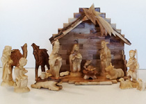 Large Olivewood Nativity