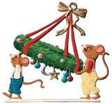 Mice with Advent Wreath