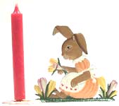 Bunny with Candle