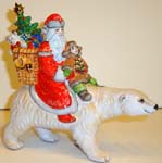 Santa on Polar Bear