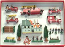 Large firemen set with engines