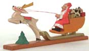 Santa's Sleigh and reindeer
