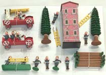 Small firemen set with engines