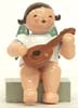 Sitting Angel with Mandolin