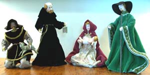 Holy family and shepherds