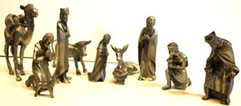 Pewter Nativity