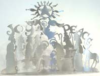 Stainless Steel Nativity