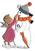 Angel and Snowman
