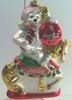 Christmas Glass German American Polish Pewter Ornaments Decorations