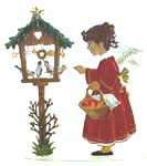Angel Feeding Birds