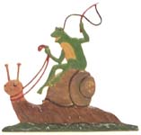 Frog on Snail