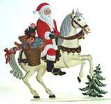 Santa on Horse