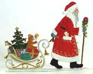 Santa Pulling Sled