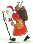 Striding Santa