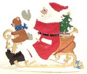 Sledding Santa