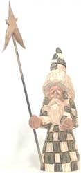 Checkerboard Santa