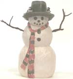 Snowman with Birds
