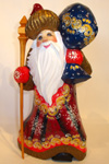 Red and Blue Santa