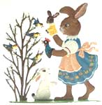 Bunny with Puppet