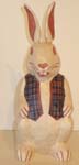 Bunny with Pink Check Coat
