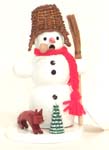Snowman with Fox