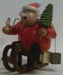 Santa on a sled